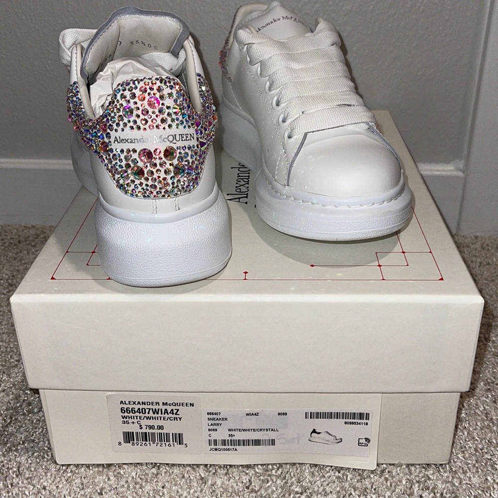 Alexander McQueen Oversized crystal embellished sneaker